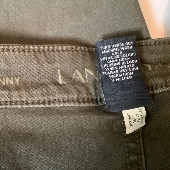 Lane Bryant Mid Rise Stretch Skinny Green Jeans 26 - Picture 2 of 4